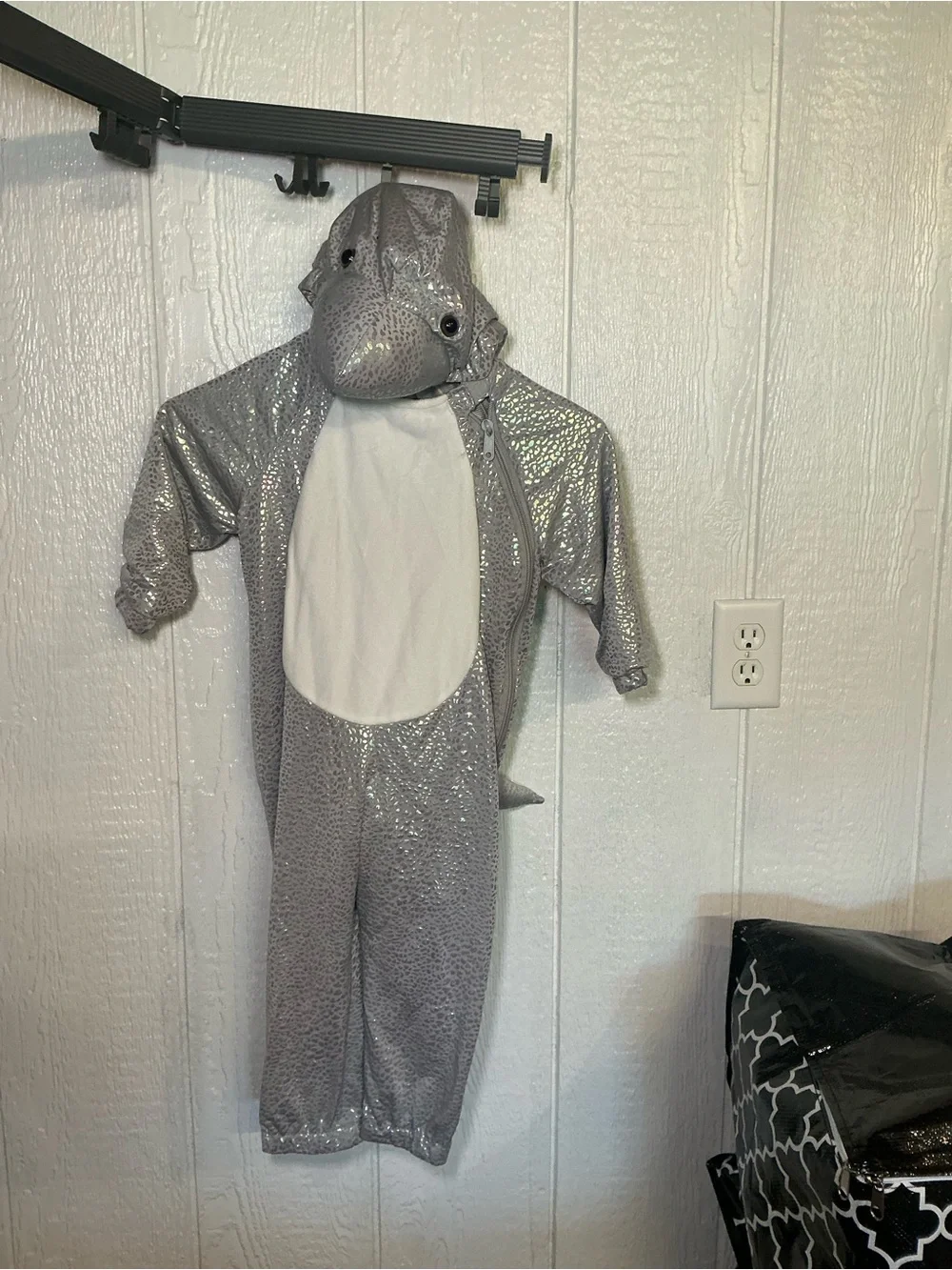 Target Kids Silver Shark Costume with Hooded Head